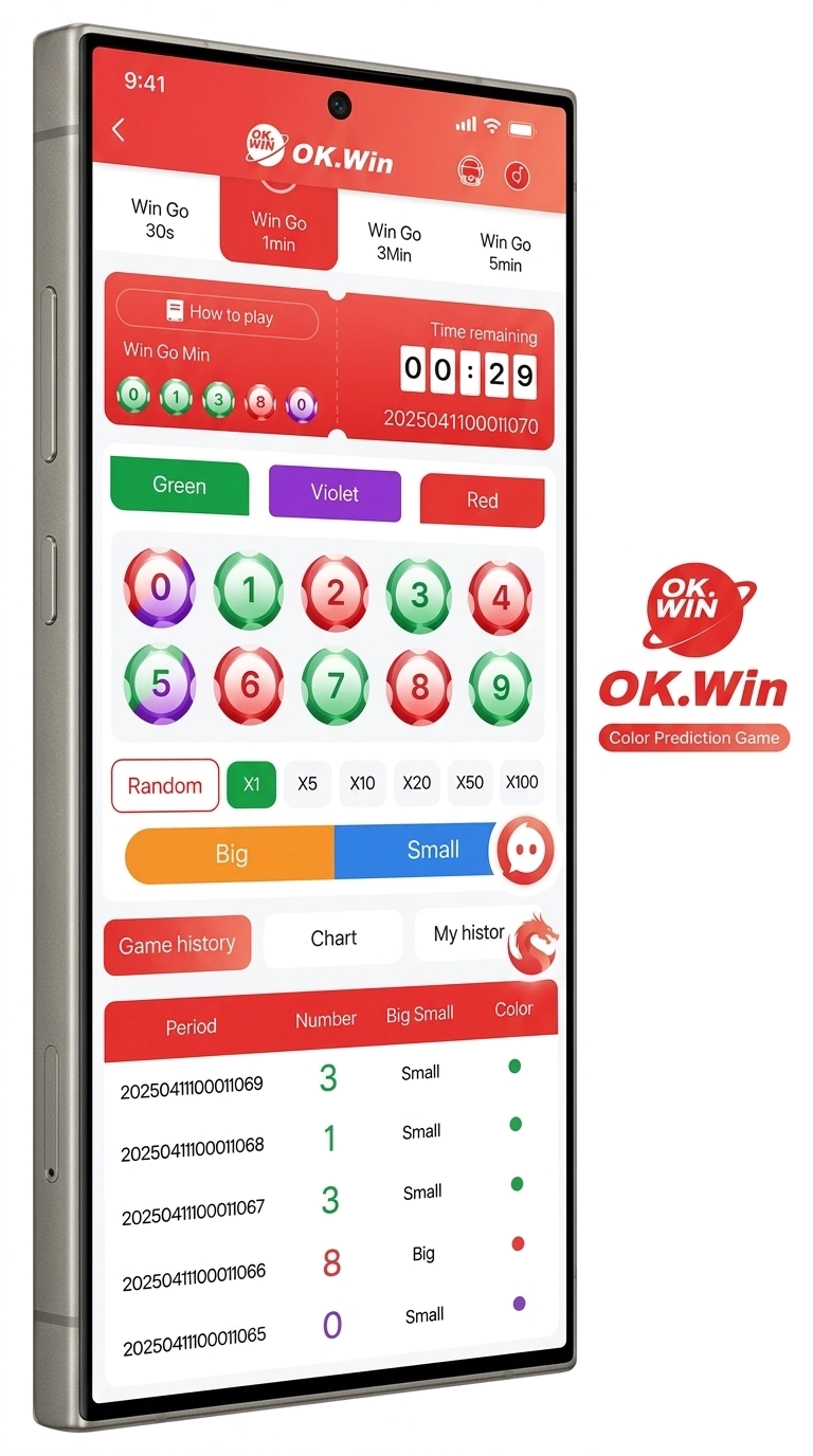OK Win Colour Prediction Game