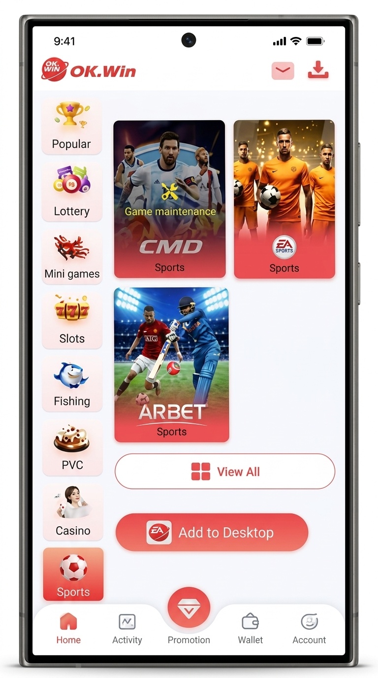 Sports Betting on OK Win